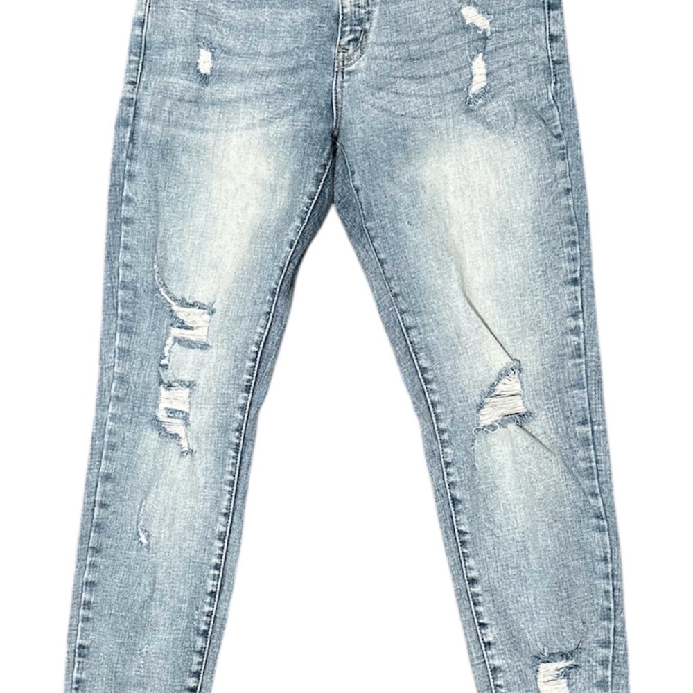 KanCan Blue Skinny Distressed Jeans